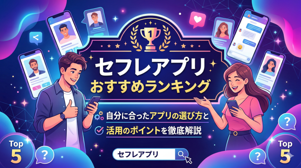 セフレアプリおすすめランキング｜自分に合ったアプリの選び方と活用のポイントを徹底解説